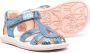 Camper Kids snakeskin-effect touch-strap sandals Blue - Thumbnail 2