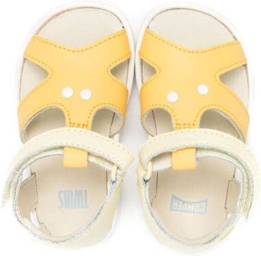 Camper Kids touch-strap sandals Yellow