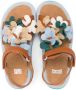 Camper Kids Twins appliqué-detail sandals Brown - Thumbnail 3