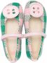 Camper Kids Twins checked ballerina shoes Pink - Thumbnail 3