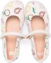 Camper Kids Twins embroidered ballerina shoes White - Thumbnail 3