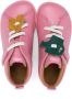 Camper Kids Twins floral-appliqué leather sneakers Pink - Thumbnail 3