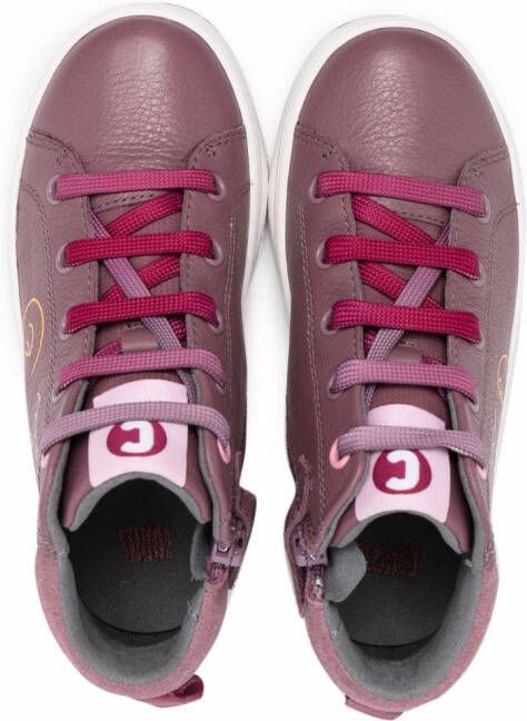 Camper Kids TWS abstract-print sneakers Pink
