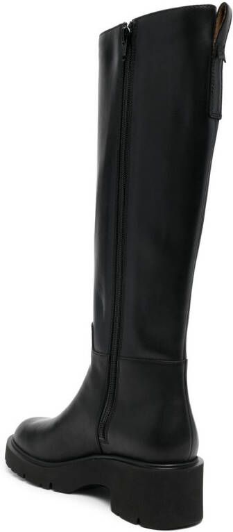 Camper knee-length slip-on boots Black