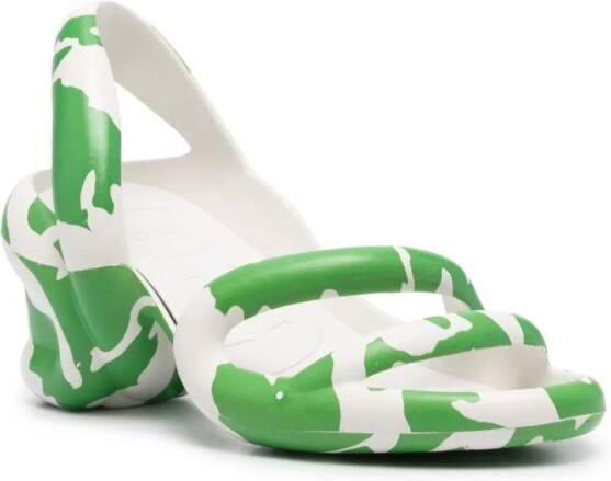 Camper Kobarah 76mm sandals Green