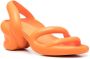 Camper Kobarah 80mm sandals Orange - Thumbnail 2