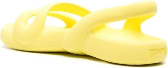 Camper Kobarah Flat slingback sandals Yellow