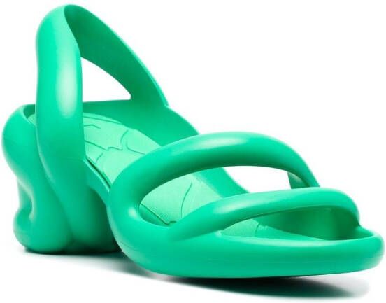 Camper Kobarah mid-heeled slides Green