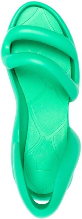 Camper Kobarah mid-heeled slides Green