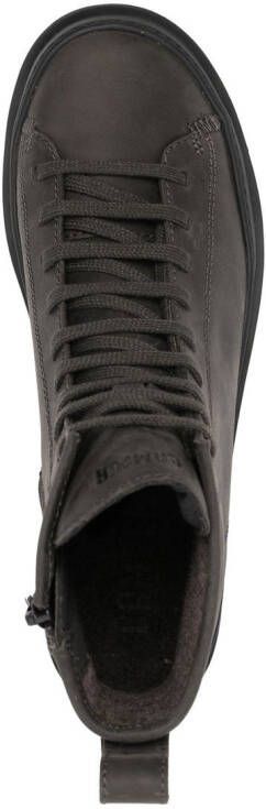 Camper lace-up leather boots Grey