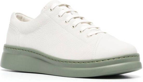 Camper lace-up leather sneakers Neutrals