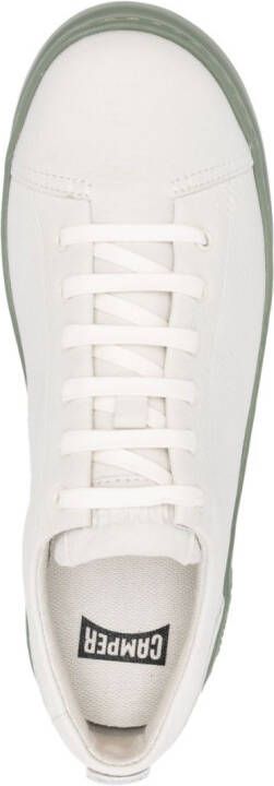 Camper lace-up leather sneakers Neutrals