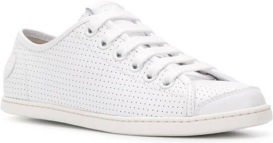 Camper Uno perforated leather sneakers White