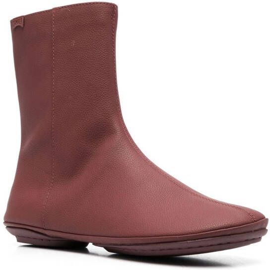 Camper leather ankle boots Red