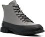 Camper logo lace-up ankle boots Grey - Thumbnail 2