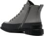 Camper logo lace-up ankle boots Grey - Thumbnail 3
