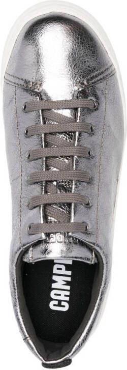 Camper metallic lace-up low-top sneakers Grey