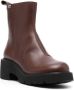 Camper Milah 60mm leather boots Brown - Thumbnail 2