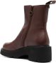 Camper Milah 60mm leather boots Brown - Thumbnail 3