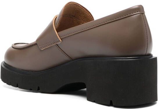 Camper Milah chunky-sole loafers Brown