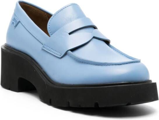 Camper Milah leather loafers Blue