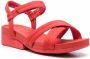 Camper Minikaah crossover-strap sandals Red - Thumbnail 2