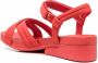 Camper Minikaah crossover-strap sandals Red - Thumbnail 3