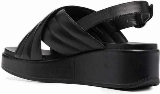 Camper Misia leather sandals Black