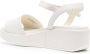 Camper Misia suede wedge sandals White - Thumbnail 3