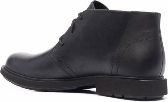 Camper Neuman lace-up leather boots Black