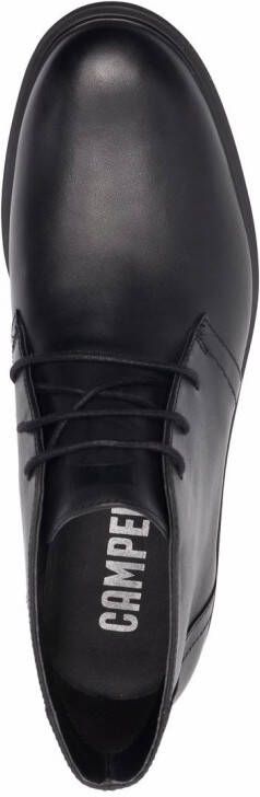Camper Neuman lace-up leather boots Black