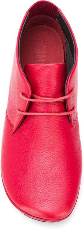 Camper Nina lace-up square-toe shoes Red