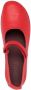 Camper Nina touch-strap leather ballerina shoes Red - Thumbnail 4