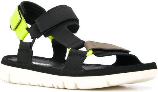 Camper Oruga flat sandals Black