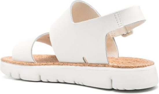 Camper Oruga leather sandals White