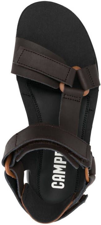 Camper Oruga leather touch-strap sandals Black
