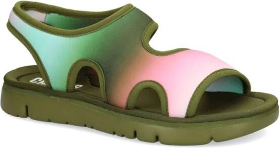 Camper Oruga ombré-effect sandals Green