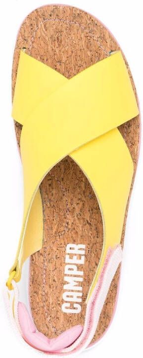 Camper Oruga sandals Yellow