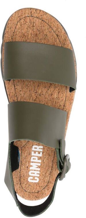 Camper Oruga sling-back sandals Green