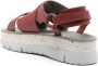 Camper Oruga UP leather sandals Red - Thumbnail 3