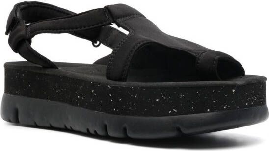 Camper Oruga Up open toe sandals Black