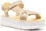 Camper Oruga Up open toe sandals Yellow - Thumbnail 2