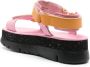 Camper Oruga Up platform leather sandals Pink - Thumbnail 3