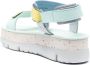 Camper Oruga Up touch-strap sandals Blue - Thumbnail 3