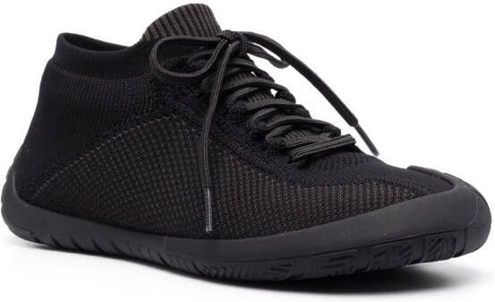 Camper Path knitted lace-up sneakers Black