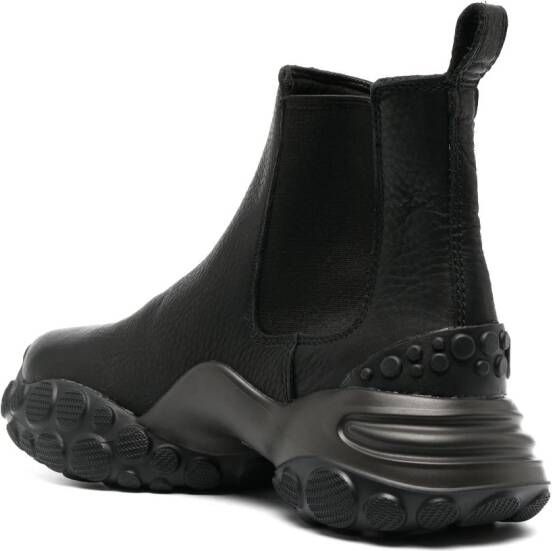 Camper pebbled leather chelsea boots Black