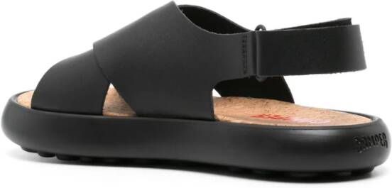 Camper Pelotas Flota leather sandals Black