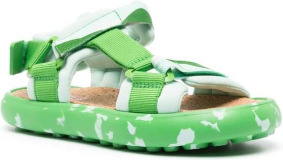 Camper Pelotas Flota padded sandals Green