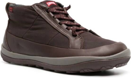 Camper Peu Pista leather boots Brown