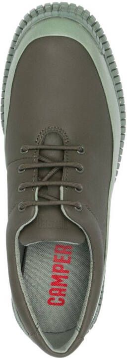 Camper Pix contrasting-sole lace-up shoes Green
